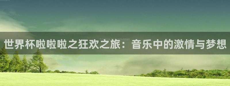 世界杯足球赛：世界杯啦啦啦之狂欢之旅：音乐中的激情与梦想
